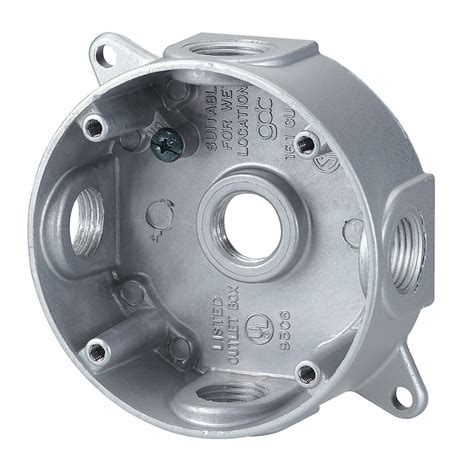 5 inch round outdoor junction box|5 inch round electrical box.